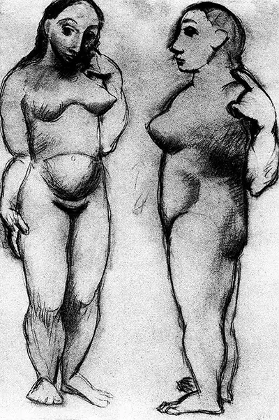 Two Naked Women (1906) Pablo Picasso